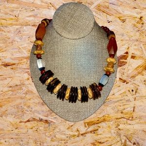 Wooden necklace